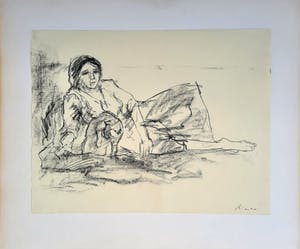 Willy Rieser - houtskool portret - ingelijst - 21990 kopen? Bied vanaf 65!