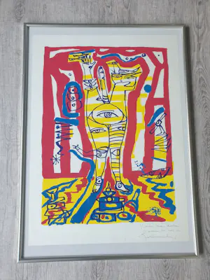 Jan Nieuwenhuijs - ( CoBrA lid ) , Compositie Zonder titel kopen? Bied vanaf 199!