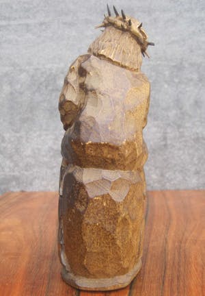 Heiligenbeeld - Jezus van Nazareth op de koude steen. kopen? Bied vanaf 25!