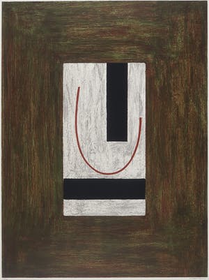 Bert Loerakker - Zeefdruk, Abstracte compositie kopen? Bied vanaf 35!