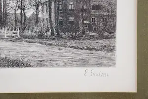 Elias Stark - Langs de Amstel, buiten Amsterdam. kopen? Bied vanaf 70!