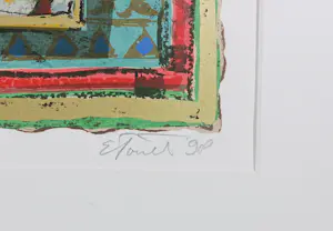 Eric Toebosch - Zeefdruk, Inzicht - Ingelijst (glasplaat ontbreekt) kopen? Bied vanaf 50!