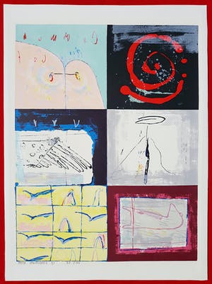 Peter Langenberg - Zonder titel, zeefdruk kopen? Bied vanaf 35!