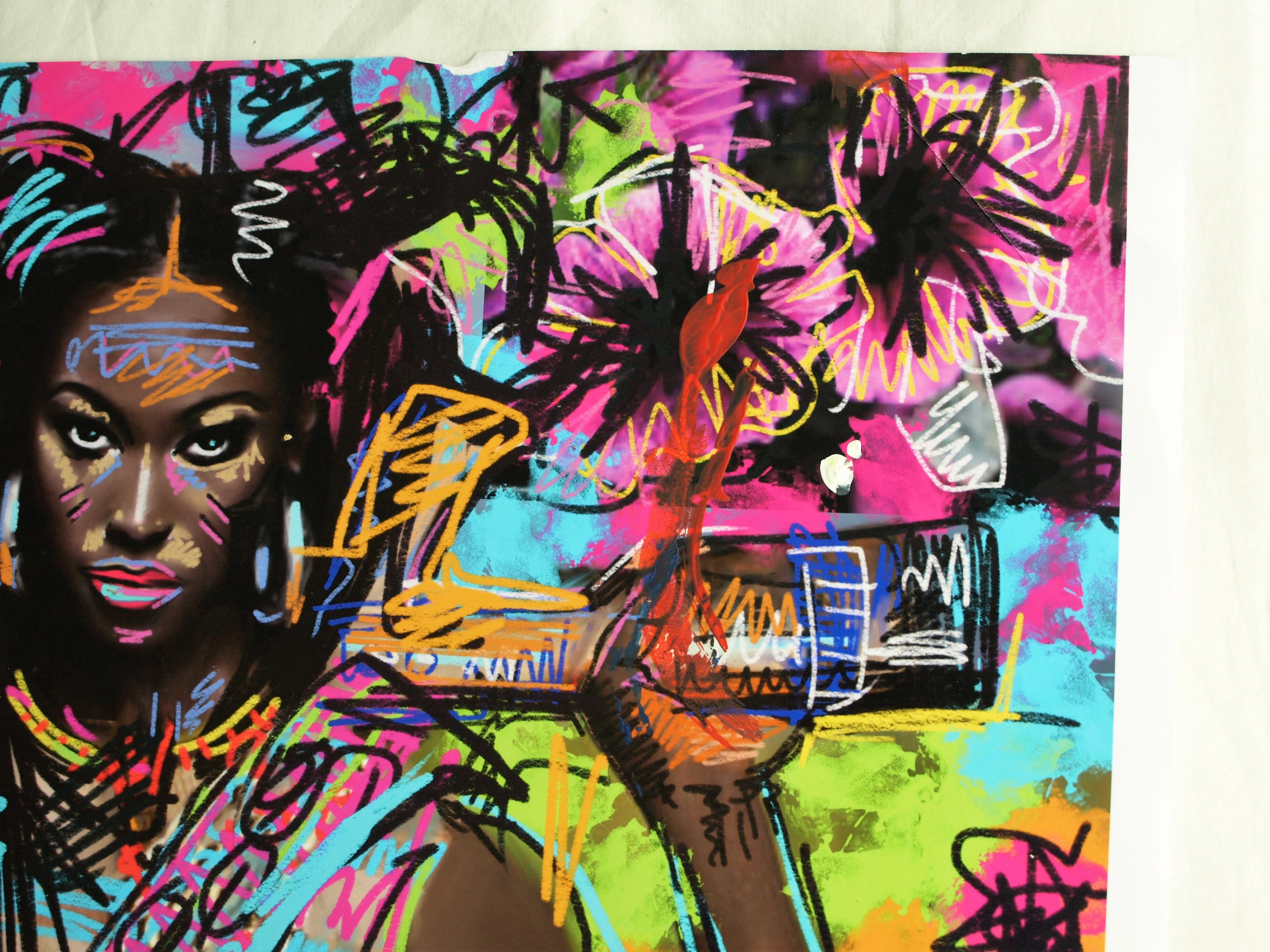 Peter Klashorst - Digitale print op fotopapier – Vrouw – gesigneerd - 2014 kopen? Bied vanaf 1!