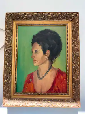 Buy Johannes Cornelis Roelandse - Portret van Jopie Berkhout, Noordwijk, nicht? Bid from 150!