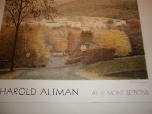 Harold Altman - Litho, stads gezicht. At Le Mont Editions kopen? Bied vanaf 40!
