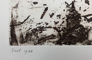 Wilfred Voet - grote ets - zonder titel - 1988 (Kleine oplage) kopen? Bied vanaf 50!