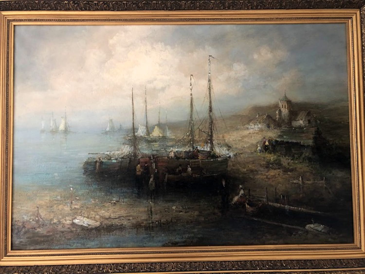 Gerrit Nijland - Havengezicht verkocht voor € 120!