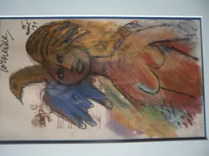 Corneille - Zeefdruk. Titel, "La Femme et l'oiseau de Maastricht" kopen? Bied vanaf 150!
