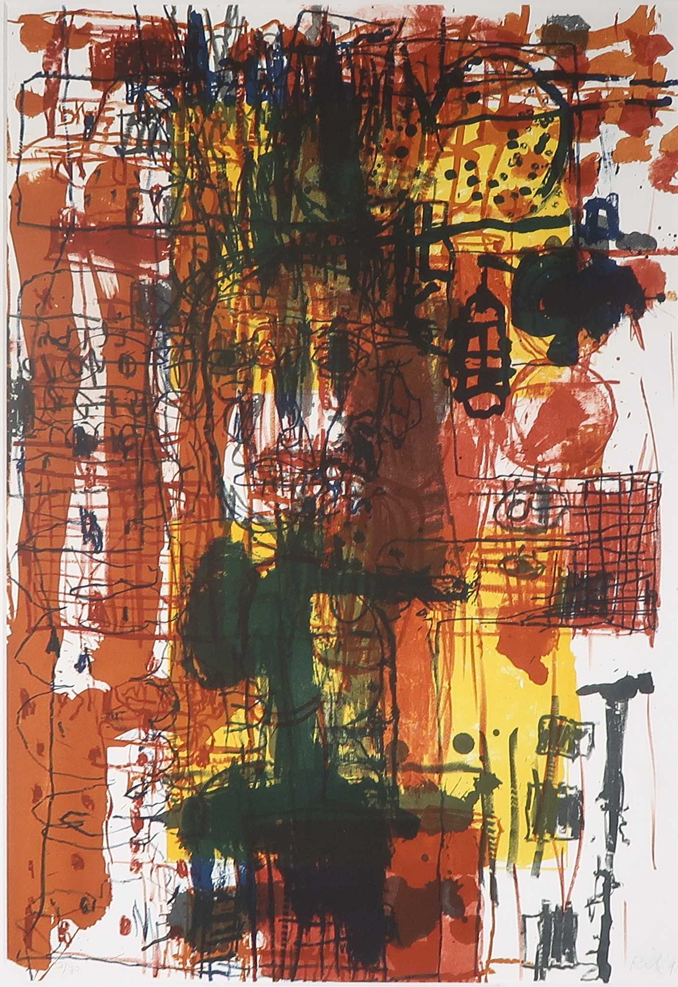 Rik van Iersel - Litho, Zonder titel kopen? Bied vanaf 20!