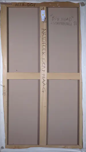 Lily Stroubouli - Olieverf op doek, Big head (Groot) kopen? Bied vanaf 100!