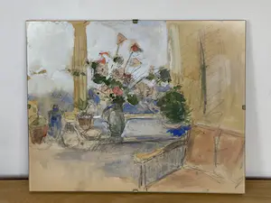 Hendrik Hemmes - Interieur met bloemen kopen? Bied vanaf 25!