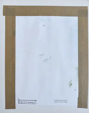 Eugène Eechaut - Bunte abstrakte Landschaft - Pfeiffer Gallery Ausstellung 1977 kopen? Bied vanaf 40!