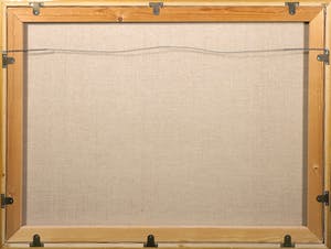 Niet of onleesbaar gesigneerd - Acryl op doek, Zonder titel - Ingelijst kopen? Bied vanaf 1!