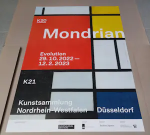 Piet Mondriaan - Evolution Ausstellungsplakat Düsseldorf 2022 kaufen? Bieten Sie von 40!