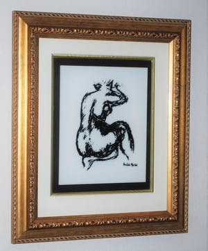Aristide Maillol - Naakt - zeefdruk op acrylaat kopen? Bied vanaf 75!