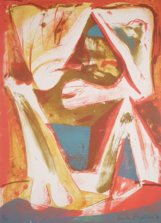 Martin Engelman - Martin Engelman: Litho, Zonder titel kopen? Bied vanaf 1!