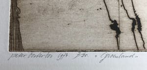 Peter Oosterbos - - Groenland - oplage 7/25 st. handgesigneerd - 1974 kopen? Bied vanaf 39!