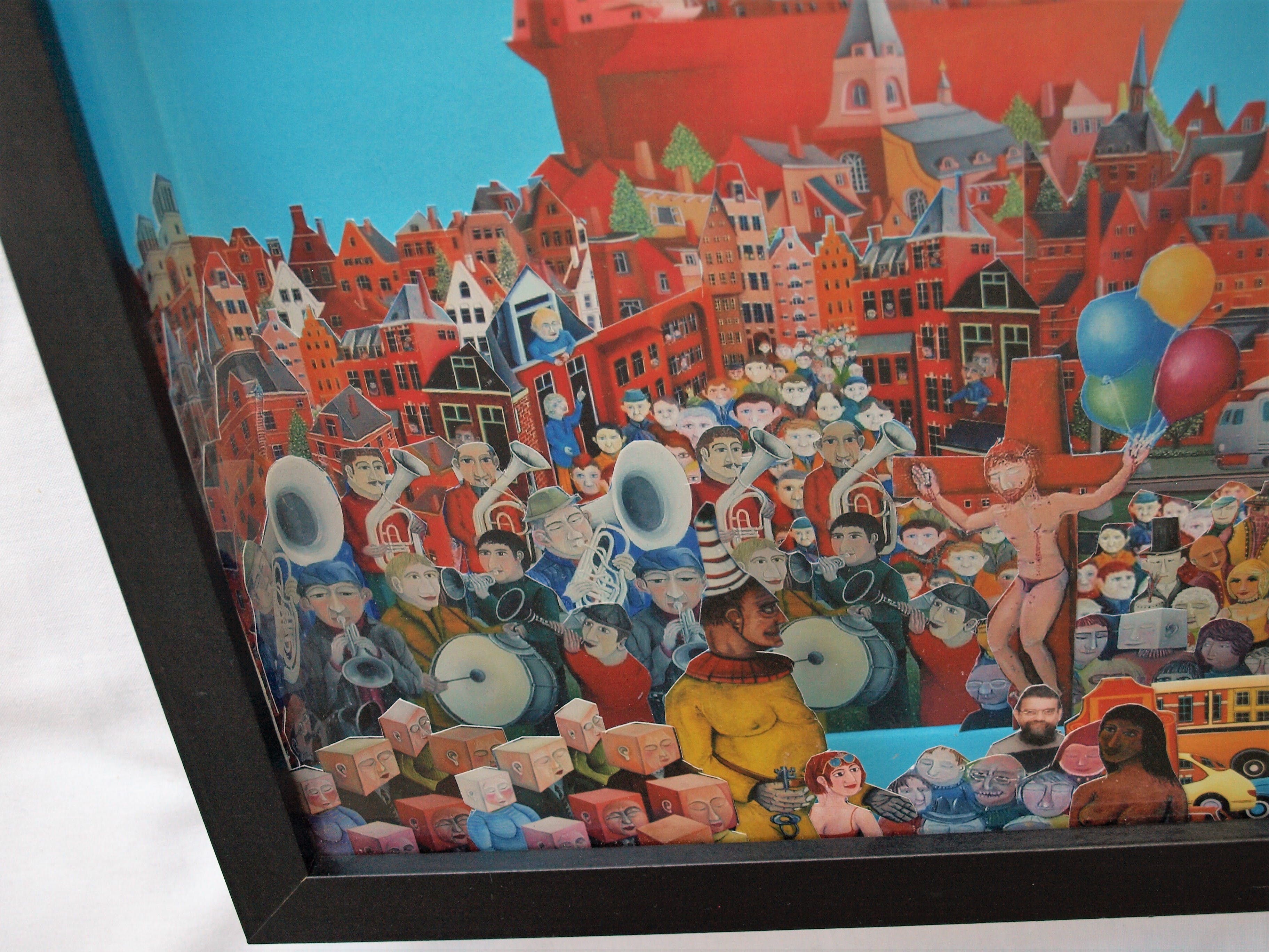 Peer Mijland - Collage met zelfportret – ca 1999  kopen? Bied vanaf 90!