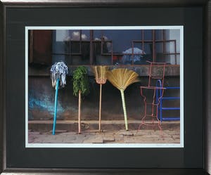 Mark Verdoes - Giclée, Bezemtijd - Ingelijst kopen? Bied vanaf 1!