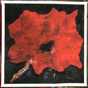 Armando - Rote Blume verkocht voor € 250!