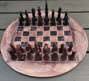 Curiosa - Handgemaakt stenen schaakspel afkomstig uit Kenia kopen? Bied vanaf 1!