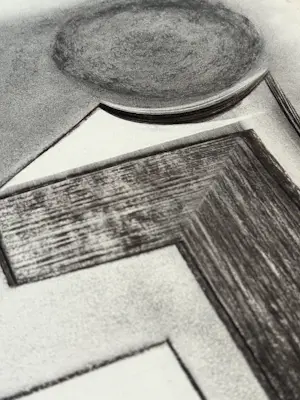 Silvin Bronkart - Sitzender Mann – Große abstrakte Komposition aus dem Jahr 1955 kopen? Bied vanaf 600!