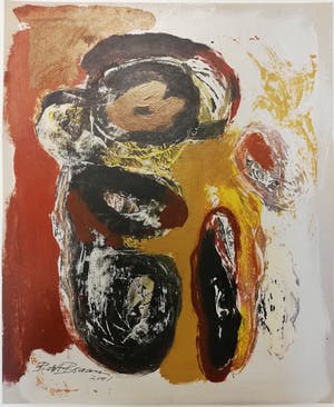 Bert Braam - 2 abstracte schilderijen kopen? Bied vanaf 1!