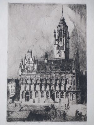 AcheterKees Verhoeven - Stadhuis te Middelburg - Ets? Enchérissez de 1!