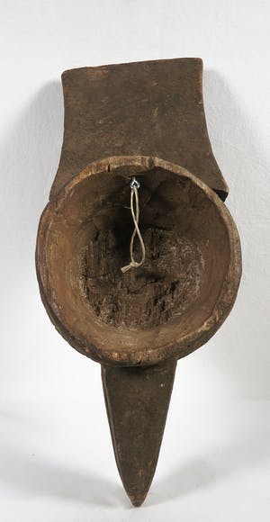 Nunuma - Houten gestoken vogel opzetmasker met vierkante kroon kopen? Bied vanaf 1!