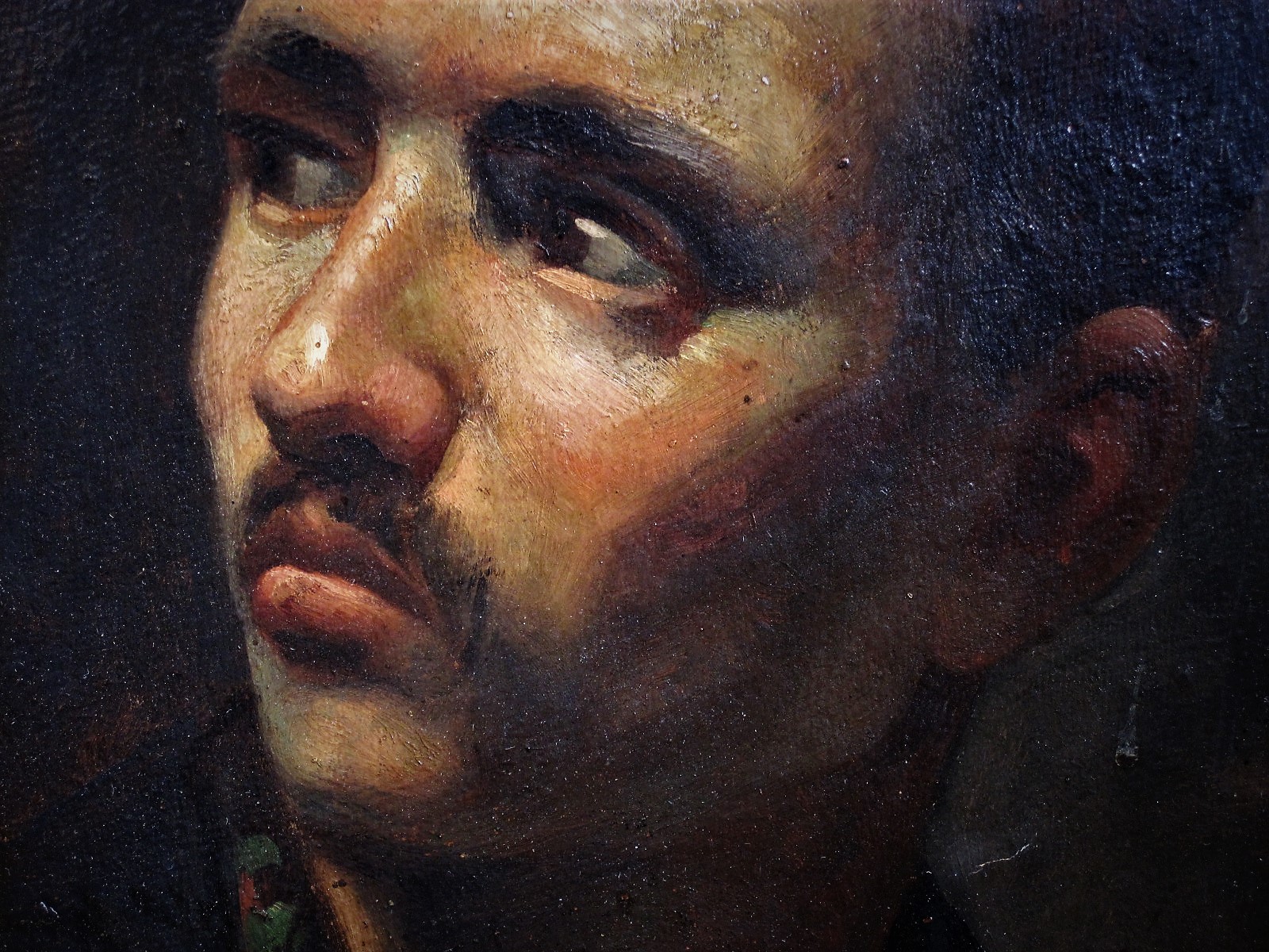 Constant Cap - vroeg zelfportret KunstAkademie Antwerpen gesigneerd verkocht voor € 122!