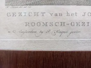 Pieter Fouquet - Gezicht van het jongens-wees-huys der Roomsch-gezinden, te Amsterdam kopen? Bied vanaf 100!