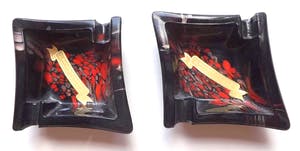 Vincenzo Nason - V. Nason eC - Aventurine Black and Copper Vintage Astrays (4x) kopen? Bied vanaf 1!