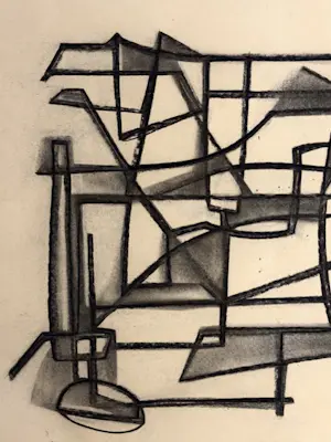 Silvin Bronkart - Hochwertige abstrakte Komposition aus dem Jahr 1949 kopen? Bied vanaf 550!