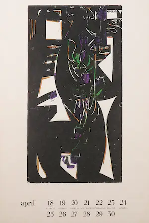 Helmut Andreas Paul Grieshaber - Kalender 1971, 25 Blätter kopen? Bied vanaf 1!