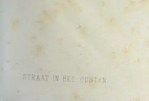 Willem de Famars Testas - chromolitho, straat in het oosten kopen? Bied vanaf 25!