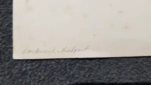 Leendert K.C. Prins - houtdruk - Vischpoort Harderwijk, gesigneerd kopen? Bied vanaf 40!