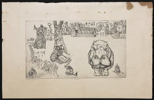 Ab Steenvoorden - Willie van Haard, A.B. Kwadijk e.a., Lot van 8 werkjes in diverse technieken kopen? Bied vanaf 1!