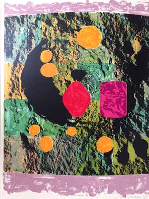 Jelis van Dolderen - Luna colorata III - Zeefdruk (groot) verkocht voor € 40!