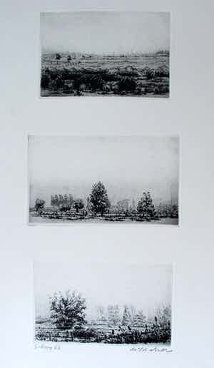 Gerard van Rooy - 3 etsen - 1962 verkocht voor € 45!