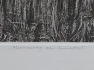 Hans Blanken - Herinnering aan Ammerstol - Ets kopen? Bied vanaf 60!