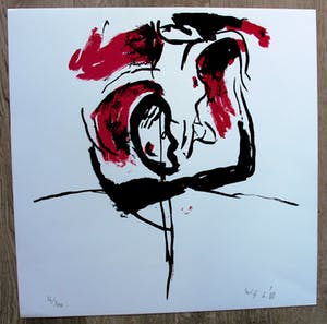 Willem Gorter - Zeefdruk - 1988 kopen? Bied vanaf 45!