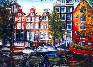 Elena Polyakova - Mooie weer in Amsterdam verkocht voor € 65!