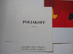 Serge Poliakoff - Galerie Dina Vierny - 2 litho's kaufen? Bieten Sie von 55!