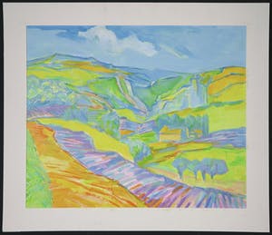Joe Wols - Acryl op papier, Saint Maurice kopen? Bied vanaf 1!