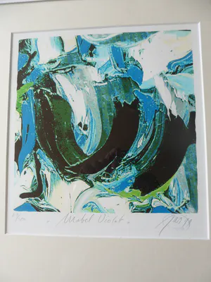 JAS - Zeefdruk-Mabel Violet - Ingelijst kopen? Bied vanaf 35!