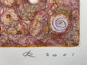 Rob de Graaf - ets/houtsnede | 'Unus Mundus' | 2001 kopen? Bied vanaf 75!