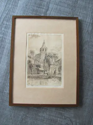 Coen van Os - twee etsen kopen? Bied vanaf 50!