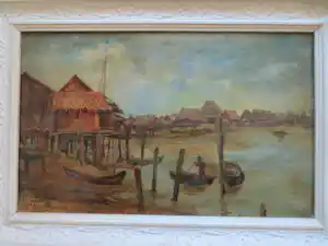 Max Fleischer - Indonesie Java Vissersdorp 1898 kaufen? Bieten Sie von 250!