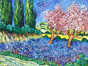 Niet of onleesbaar gesigneerd - Bloesem. verkocht voor € 1!